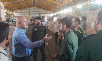 بازدید علمی ناحیه مقاومت بسیج شهرستان آبادان از اداره بندر و دریانوردی