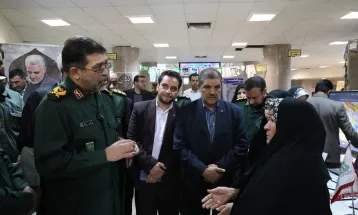 گزارش تصویری/ برپایی نمایشگاه دستاوردهای قرارگاه جوانی جمعیت در دانشگاه صدوقی یزد