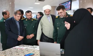 گزارش تصویری/ برپایی نمایشگاه دستاوردهای قرارگاه جوانی جمعیت در دانشگاه صدوقی یزد