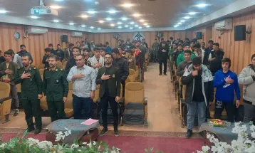 اردو راهیان پیشرفت علمی، پژوهشی شهرستان باغملک از خطوط تولیدی کارخانجات گروه ملی صنعتی فولاد ایران