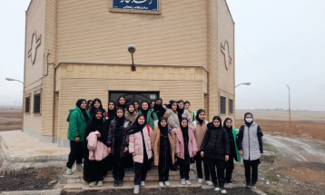 بازدید دانش آموزان دبیرستان دخترانه شاهد اطهر زنجان از رصد خانه دانشگاه زنجان