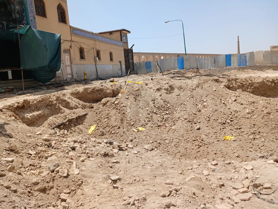 بازدید از فاز 1 و فاز 2 محوطه تاریخی کمرزرین اصفهان/اتفاق هفته گذشته کجا بود؟