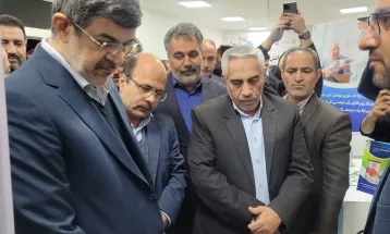گزارش تصویری/ آغاز به  کار یازدهمین نمایشگاه پژوهش، فناوری، و فن بازار در یزد