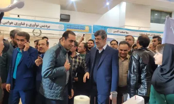 گزارش تصویری/ آغاز به  کار یازدهمین نمایشگاه پژوهش، فناوری، و فن بازار در یزد