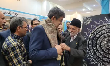 گزارش تصویری/ آغاز به  کار یازدهمین نمایشگاه پژوهش، فناوری، و فن بازار در یزد