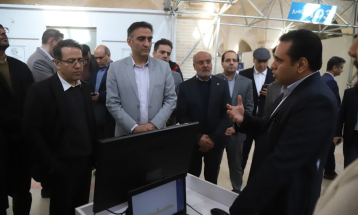 گزارش تصویری/ بازدید معاون فناوری و نوآوری وزیر علوم در بازدید از نمایشگاه دستاوردهای دانش‌بنیان پارک علم و فناوری یزد