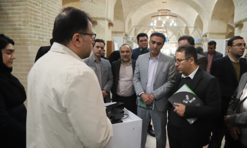 گزارش تصویری/ بازدید معاون فناوری و نوآوری وزیر علوم در بازدید از نمایشگاه دستاوردهای دانش‌بنیان پارک علم و فناوری یزد